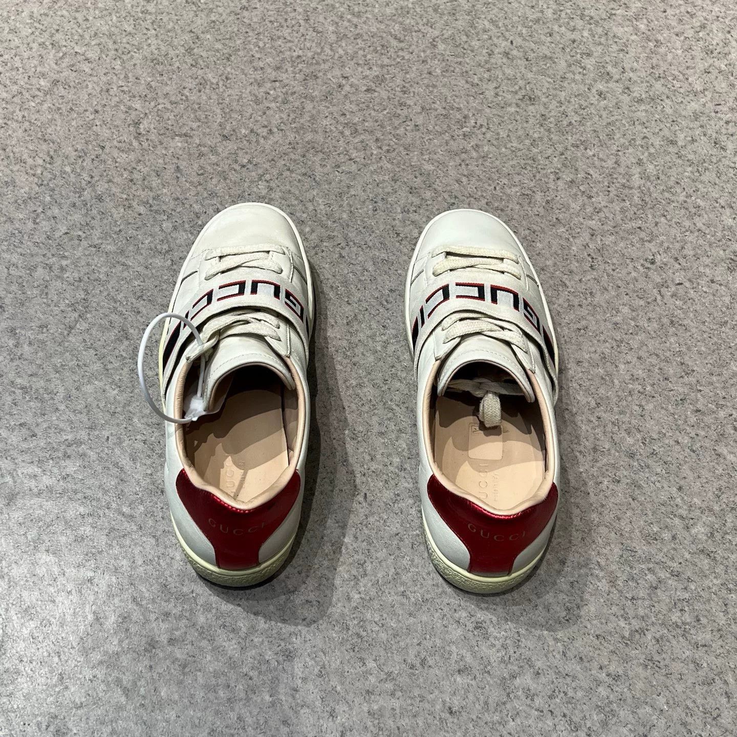 Gucci Gucci Red Lowtop Sneakers 35 Women Size US 5 / IT 35 - 8 Thumbnail