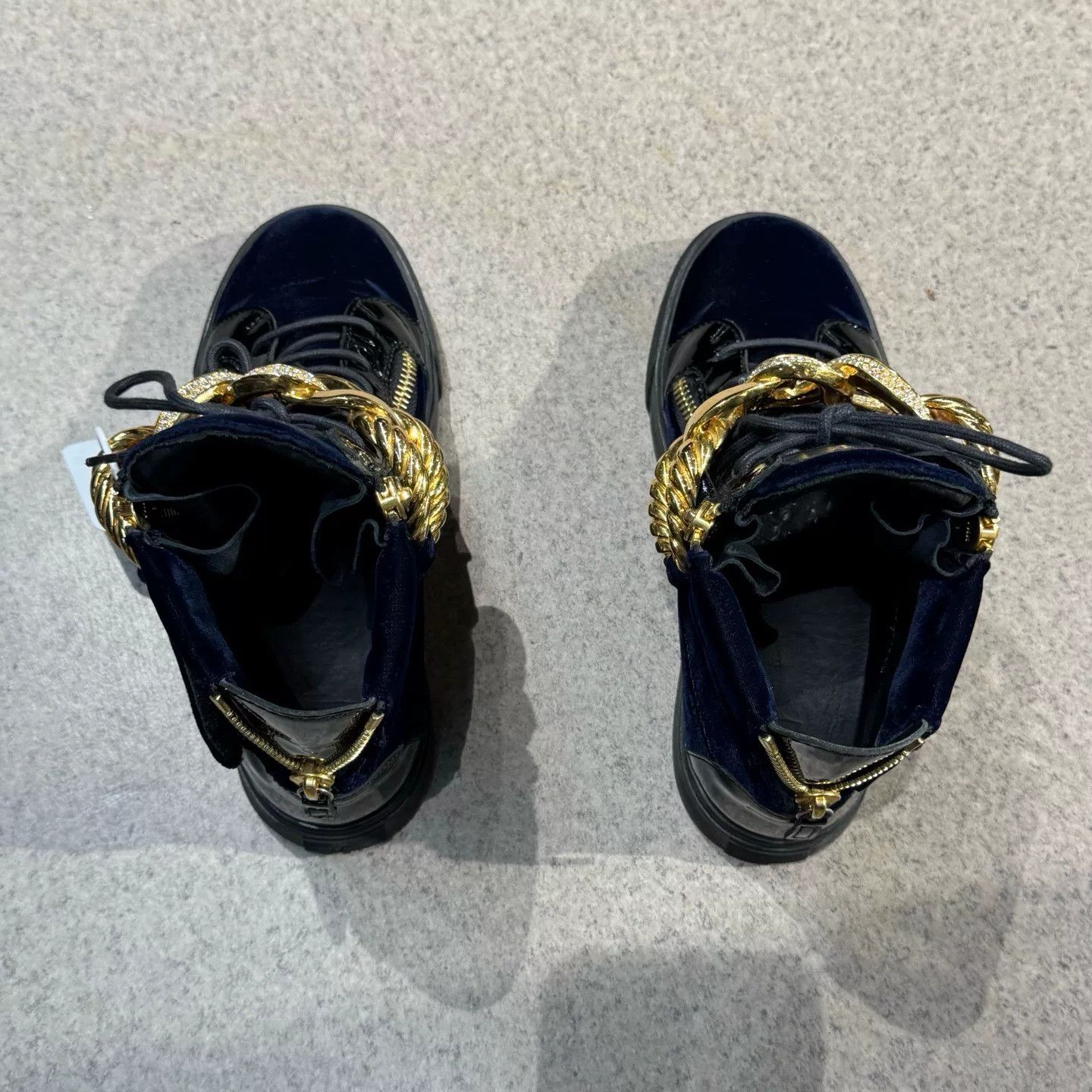 Giuseppe Zanotti Giuseppe Zanotti Casual Blue Hitop Sneakers 40 Men Size US 7.5 / EU 40-41 - 8 Thumbnail