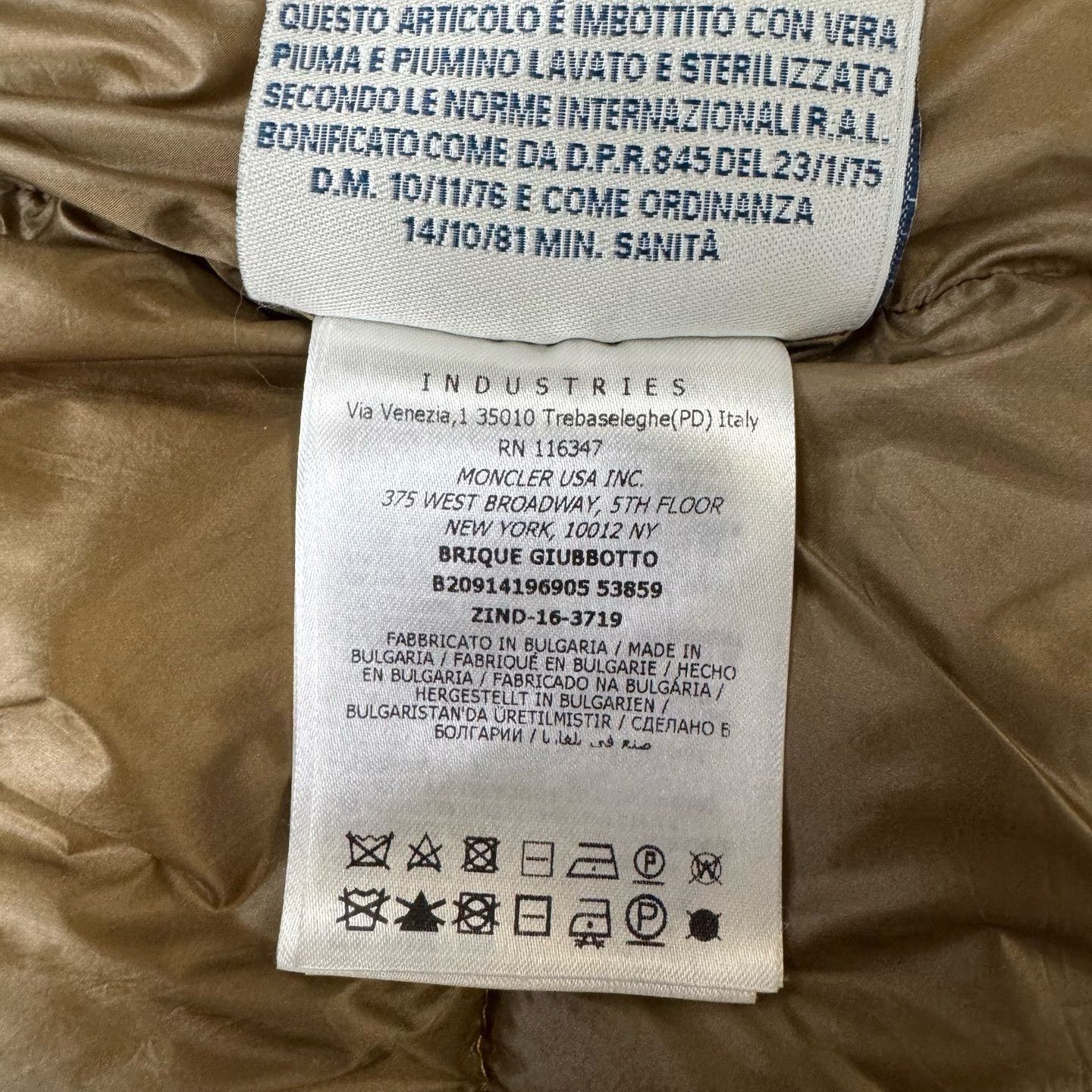 Moncler Moncler Down Yellow Heavy Coat 4 Men Size US XS / EU 42 / 0 - 4 Thumbnail