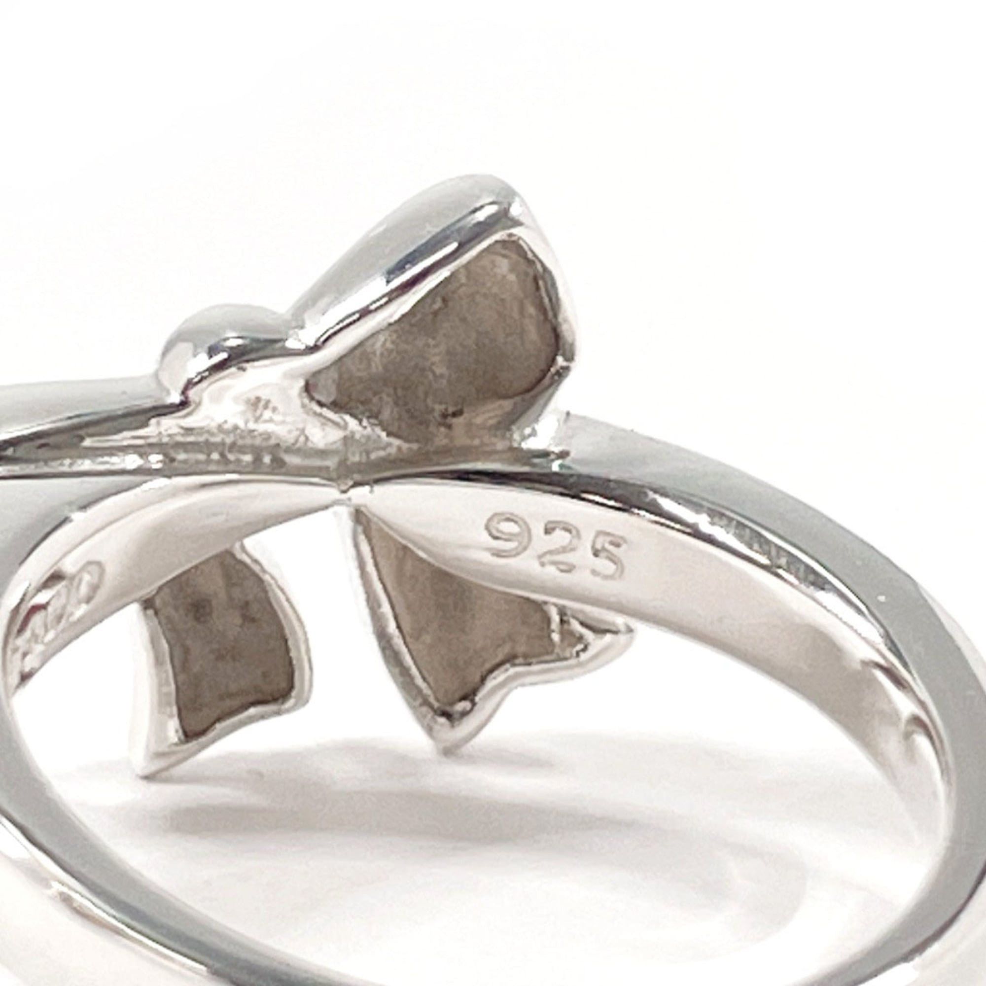 Tiffany & Co. TIFFANY&Co. Tiffany Ribbon Ring, Sterling Silver 925, Size 8, Silver, Women's Size ONE SIZE - 5 Thumbnail