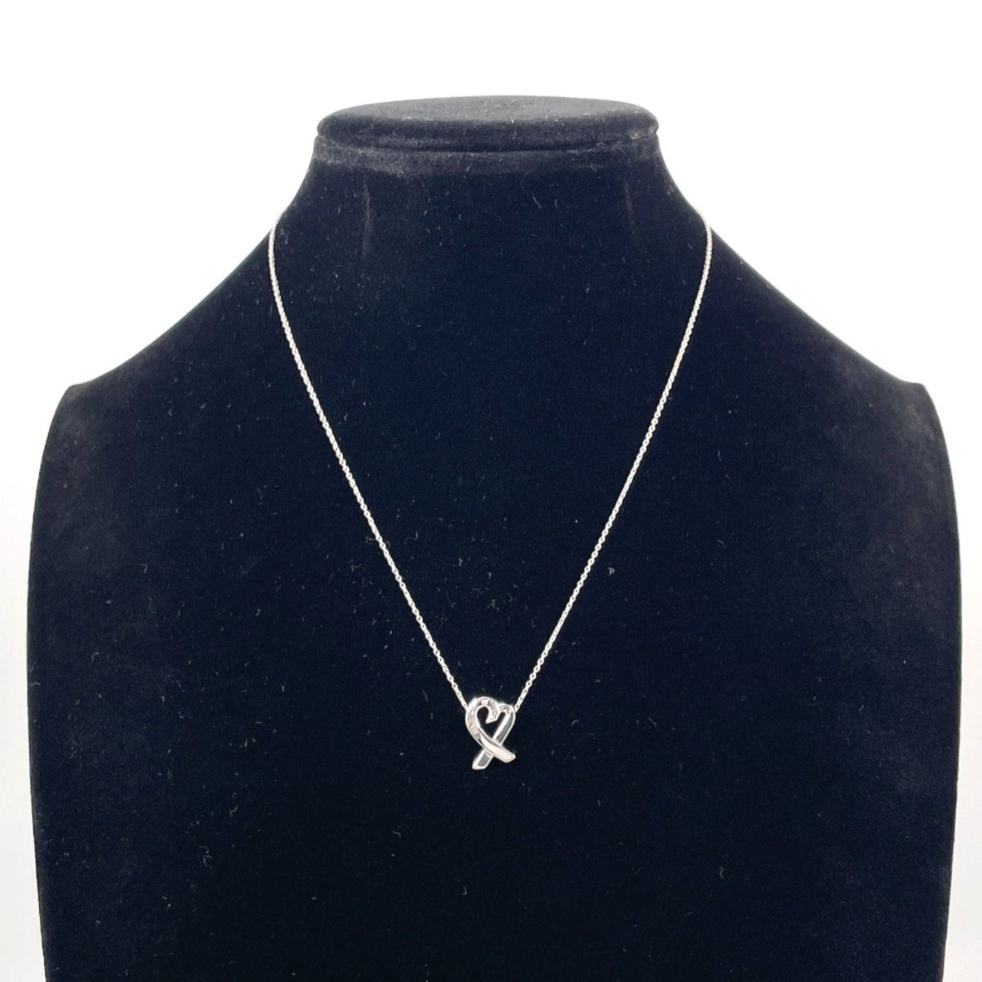 Tiffany & Co. TIFFANY&Co. Tiffany Loving Heart Paloma Picasso Necklace, Sterling Silver 925, Silver, Women's Size ONE SIZE - 7 Thumbnail