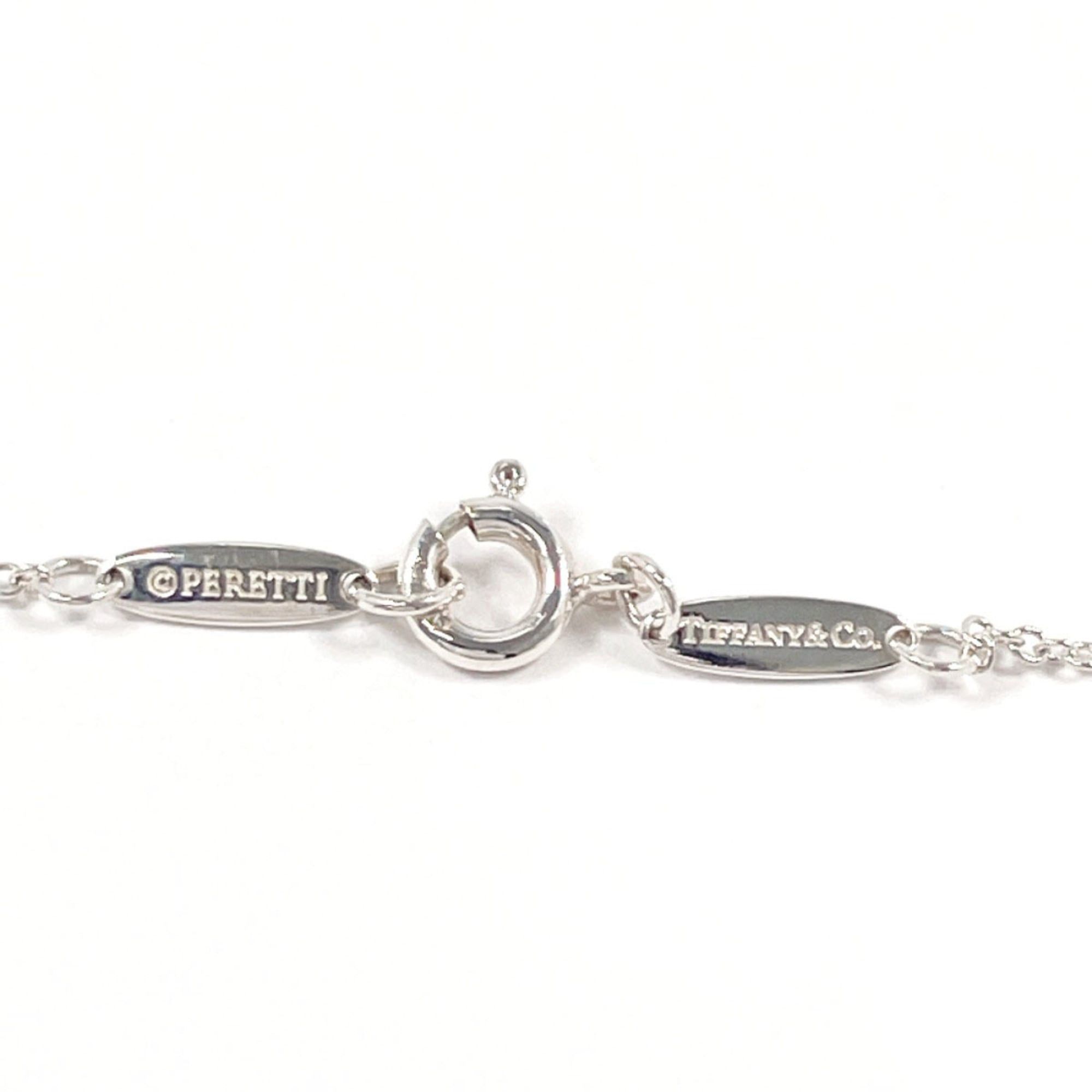 Tiffany & Co. TIFFANY&Co. Tiffany Open Heart Elsa Peretti Necklace, Sterling Silver 925, Women's Size ONE SIZE - 6 Thumbnail