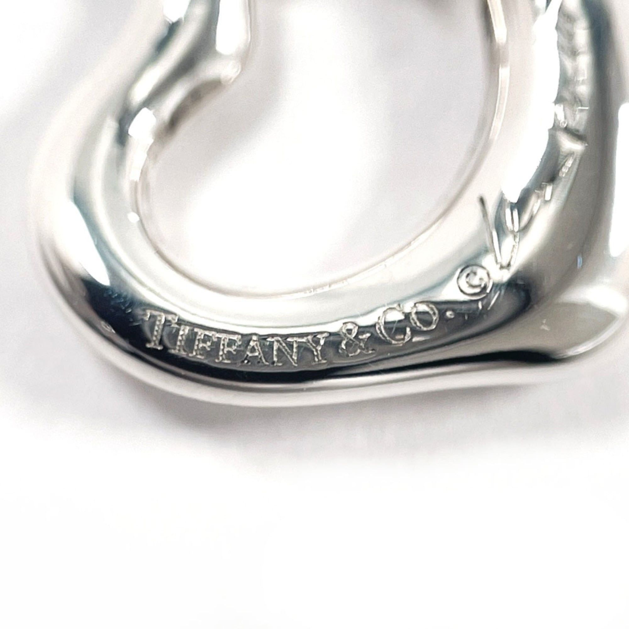 Tiffany & Co. TIFFANY&Co. Tiffany Open Heart Elsa Peretti Necklace, Sterling Silver 925, Women's Size ONE SIZE - 4 Thumbnail