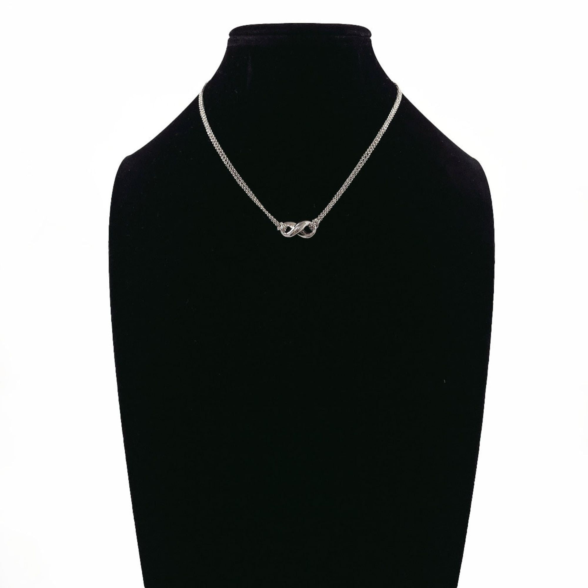 Tiffany & Co. TIFFANY&Co. Tiffany Infinity Necklace, Sterling Silver 925, Silver, Women's Size ONE SIZE - 6 Thumbnail