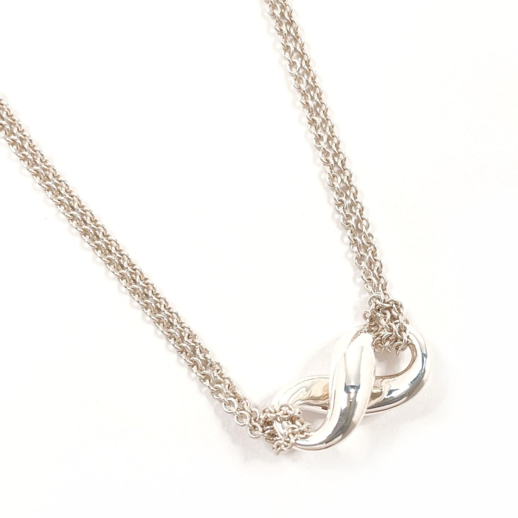 Tiffany & Co. TIFFANY&Co. Tiffany Infinity Necklace, Sterling Silver 925, Silver, Women's Size ONE SIZE - 2 Thumbnail