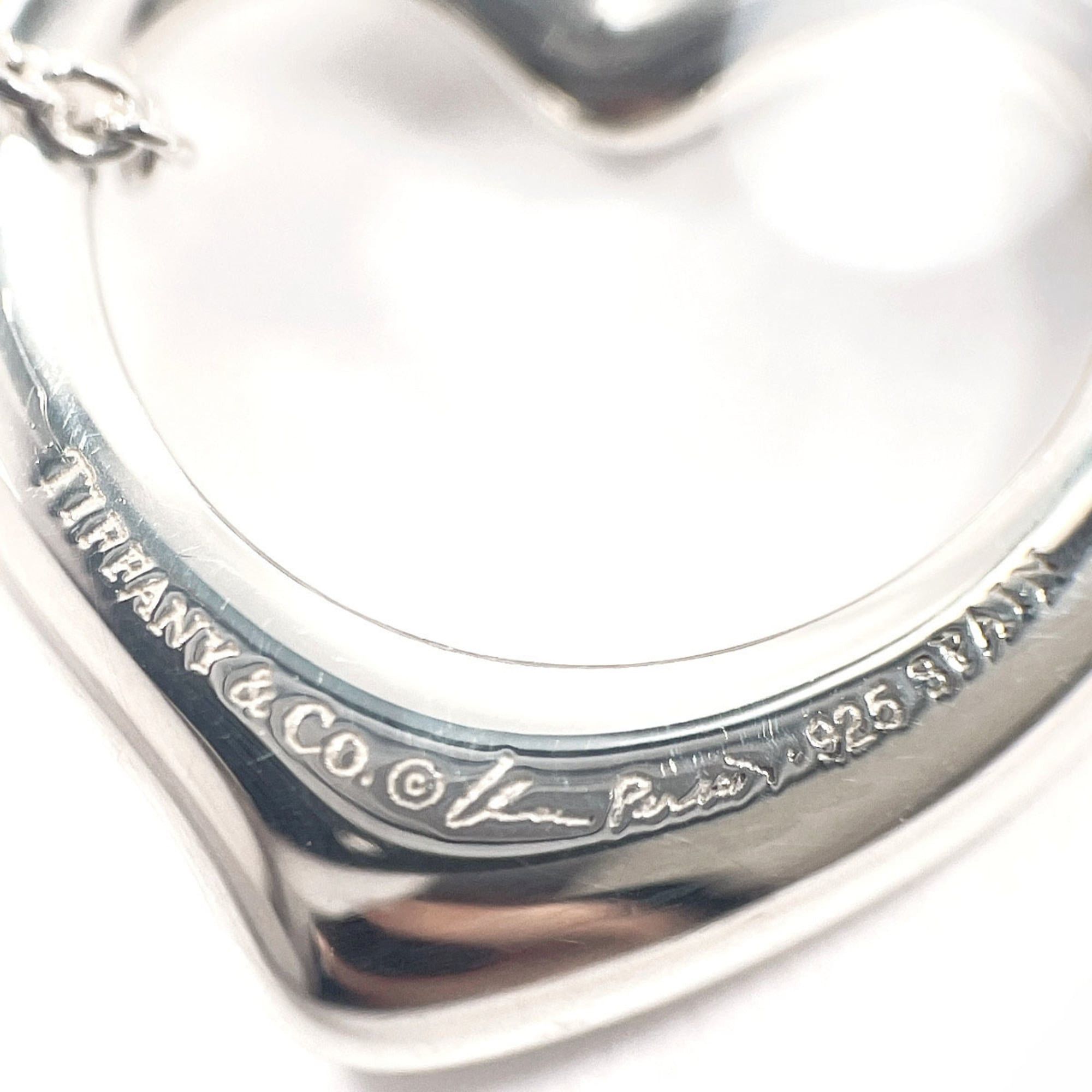 Tiffany & Co. TIFFANY&Co. Tiffany Open Heart Elsa Peretti Necklace, Sterling Silver 925, Women's Size ONE SIZE - 4 Thumbnail