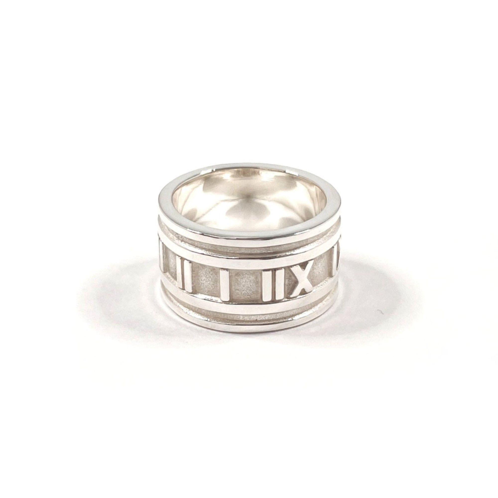 Tiffany & Co. TIFFANY&Co. Tiffany Atlas Ring, Sterling Silver 925, 11.5cm, Unisex Size ONE SIZE - 2 Thumbnail