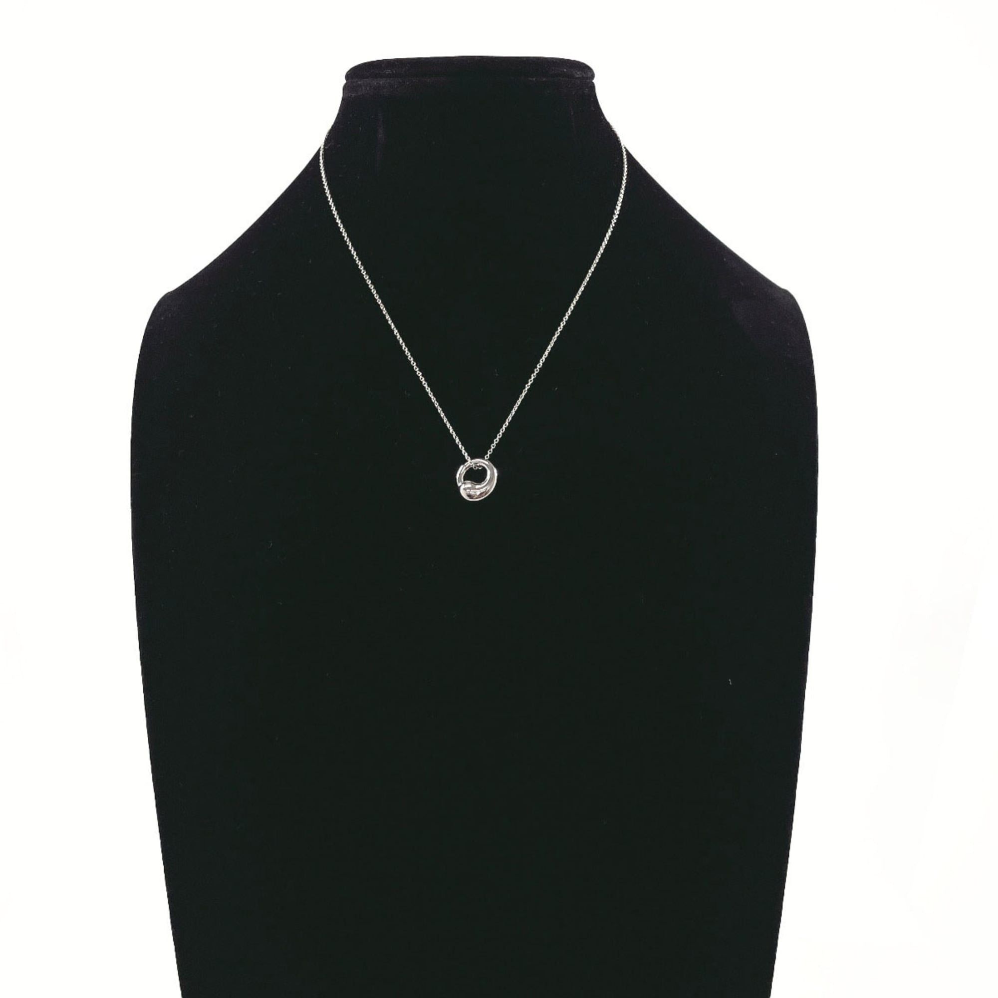 Tiffany & Co. TIFFANY&Co. Tiffany Eternal Circle Elsa Peretti Necklace, Sterling Silver 925, Women's Size ONE SIZE - 7 Thumbnail