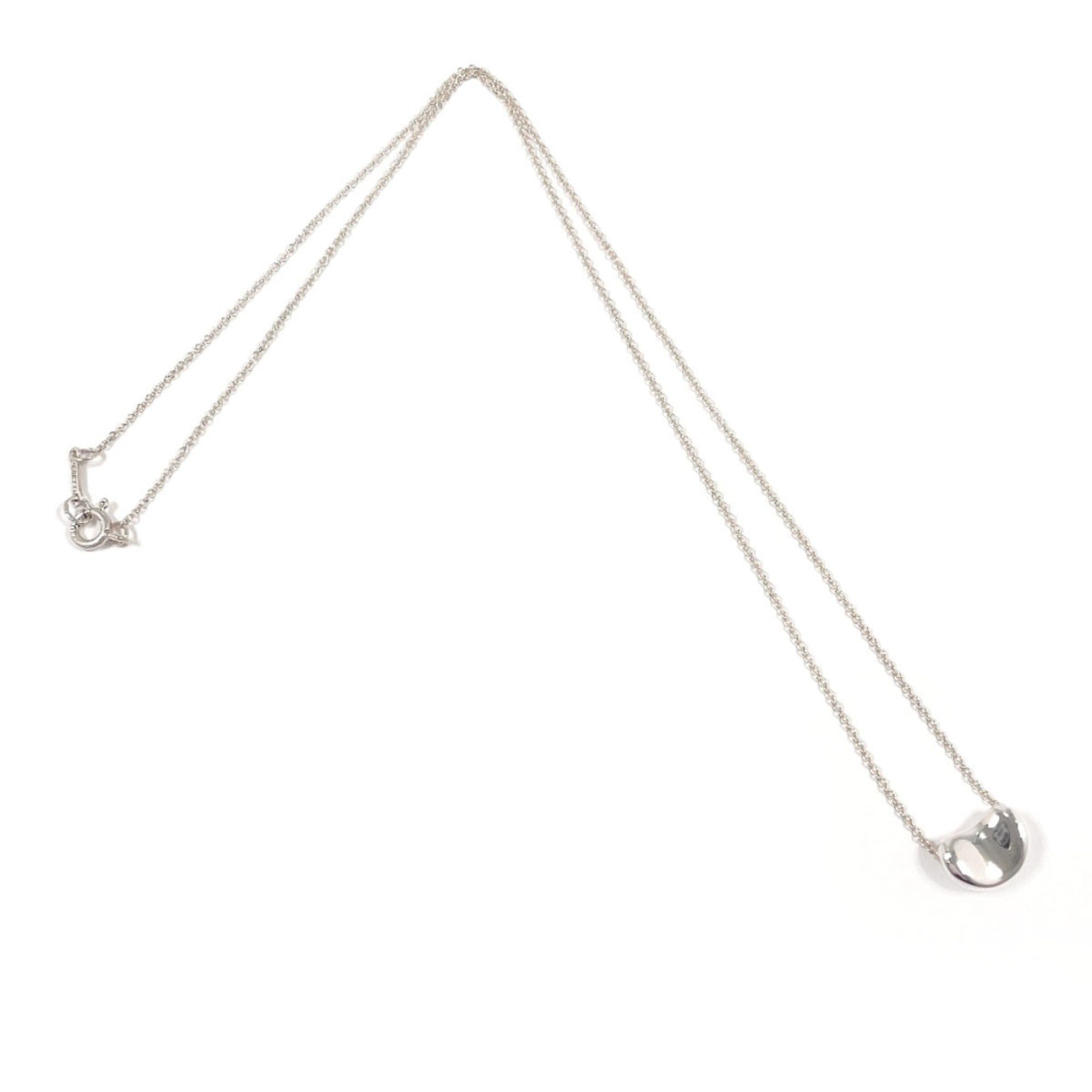 Tiffany & Co. TIFFANY&Co. Tiffany Bean Elsa Peretti Necklace, Sterling Silver 925, Silver, Women's Size ONE SIZE - 3 Thumbnail