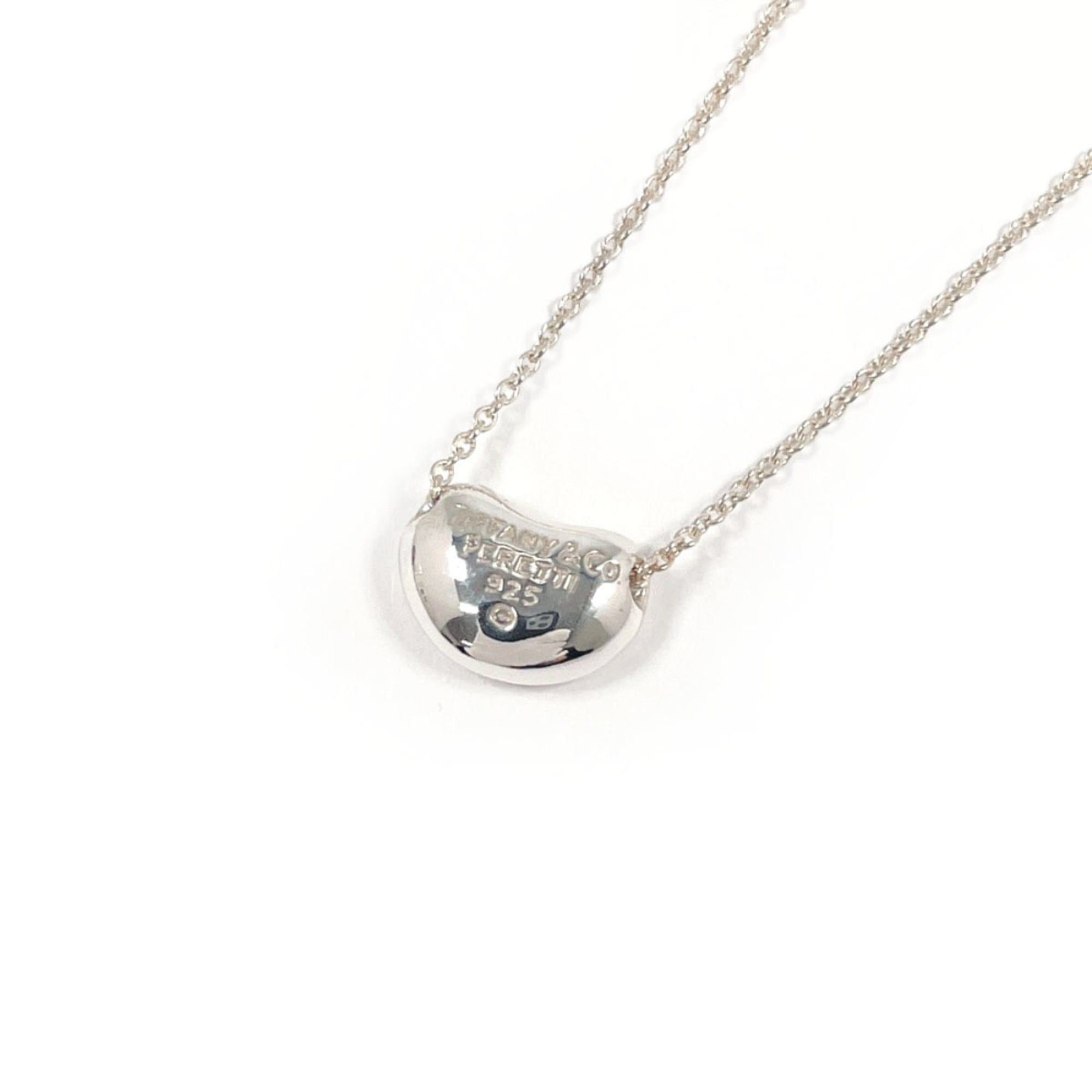 Tiffany & Co. TIFFANY&Co. Tiffany Bean Elsa Peretti Necklace, Sterling Silver 925, Silver, Women's Size ONE SIZE - 2 Thumbnail