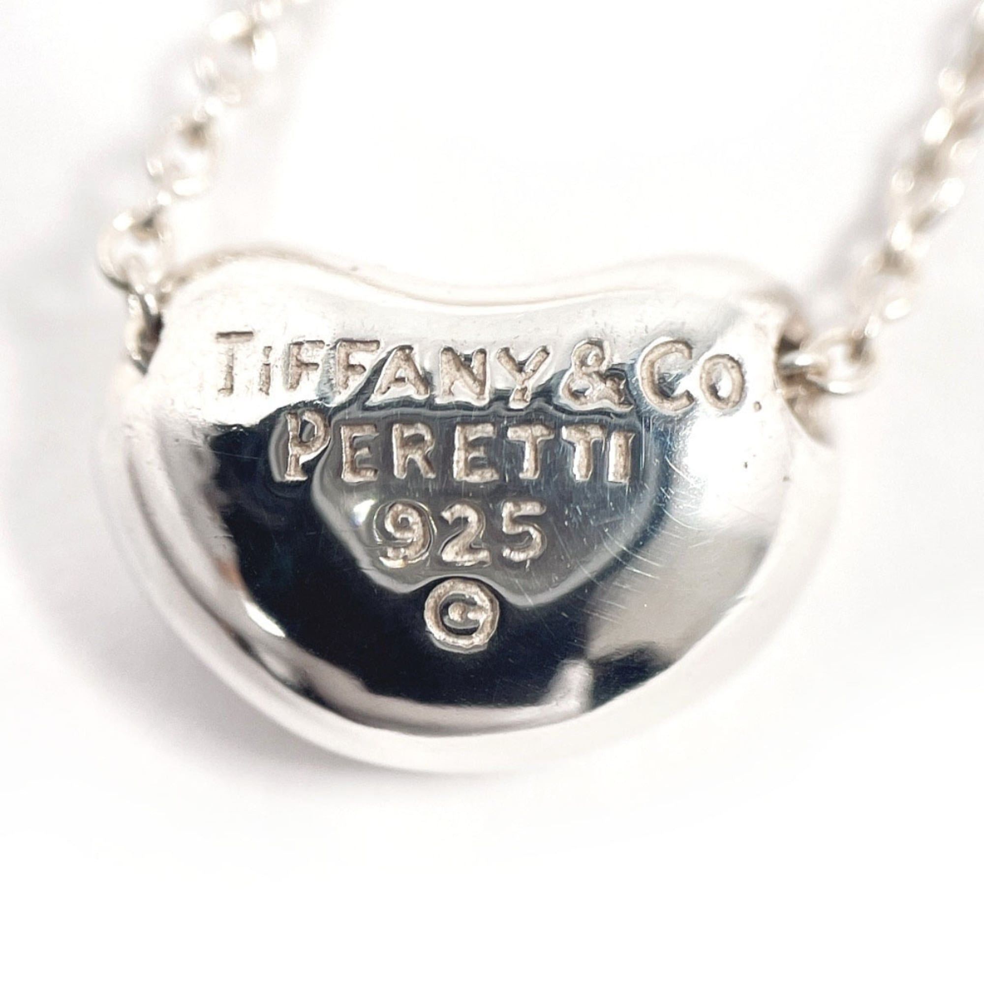 Tiffany & Co. TIFFANY&Co. Tiffany Bean Elsa Peretti Necklace, Sterling Silver 925, Silver, Women's Size ONE SIZE - 4 Thumbnail