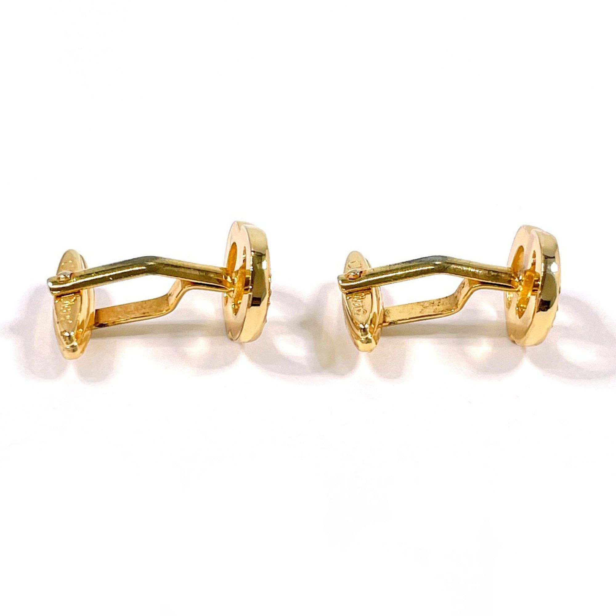 Dior Christian Dior Tie Pin Set Vintage Cufflinks Metal/Stone Gold Men's Size ONE SIZE - 6 Thumbnail