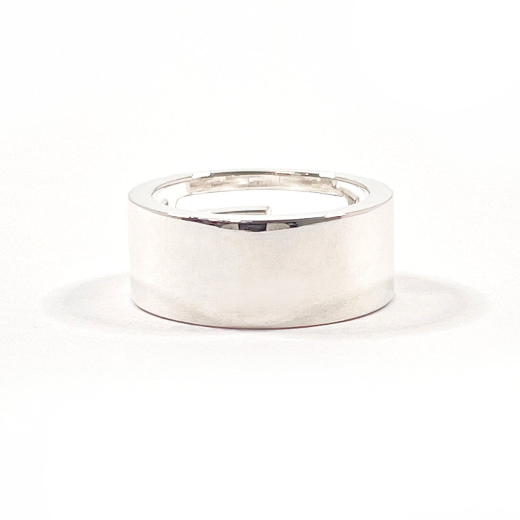 Gucci GUCCI Branded Cutout G Ring, Sterling Silver 925, Size 10, Silver, Women's Size ONE SIZE - 2 Thumbnail