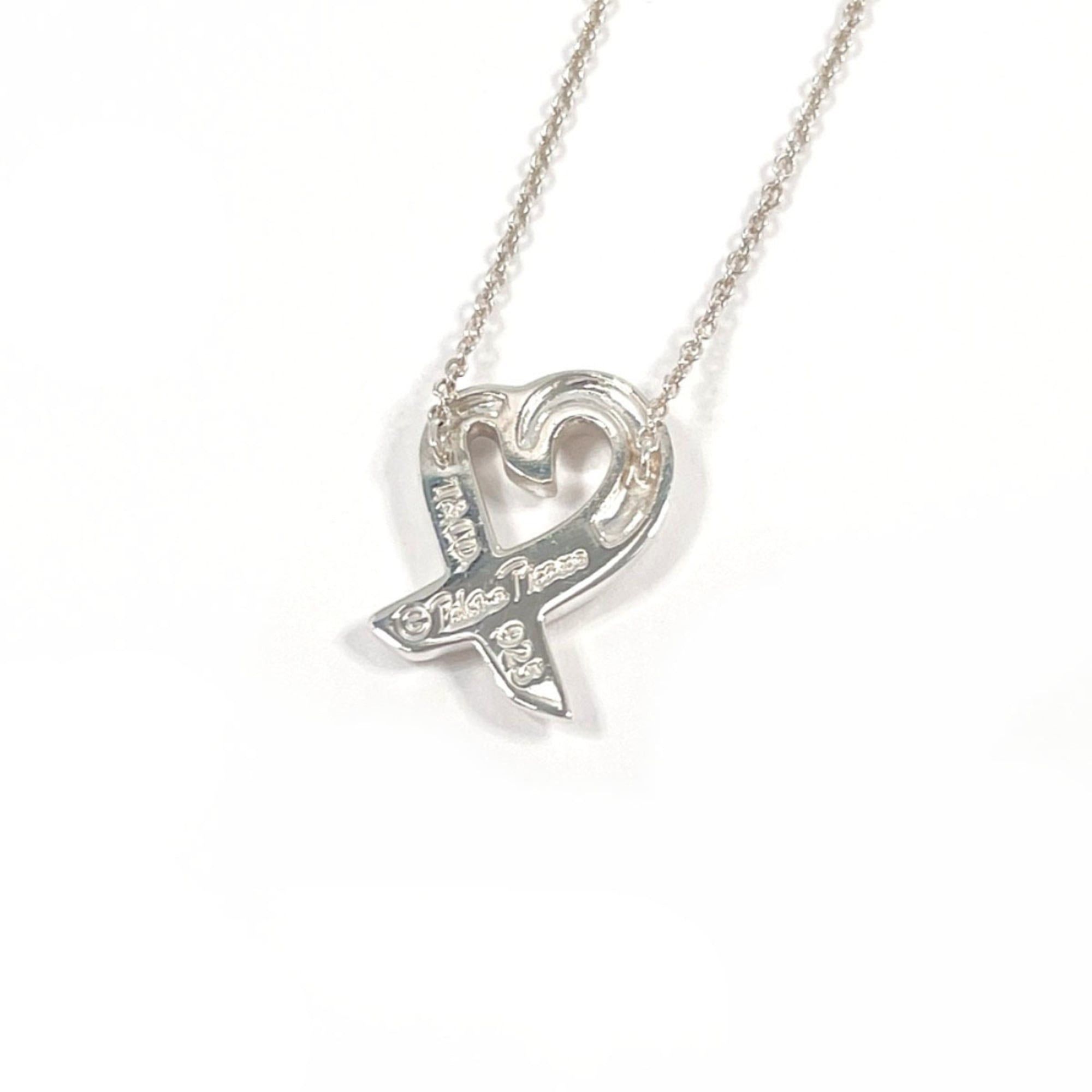 Tiffany & Co. TIFFANY&Co. Tiffany Loving Heart Paloma Picasso Necklace, Sterling Silver 925, Silver, Women's Size ONE SIZE - 2 Thumbnail
