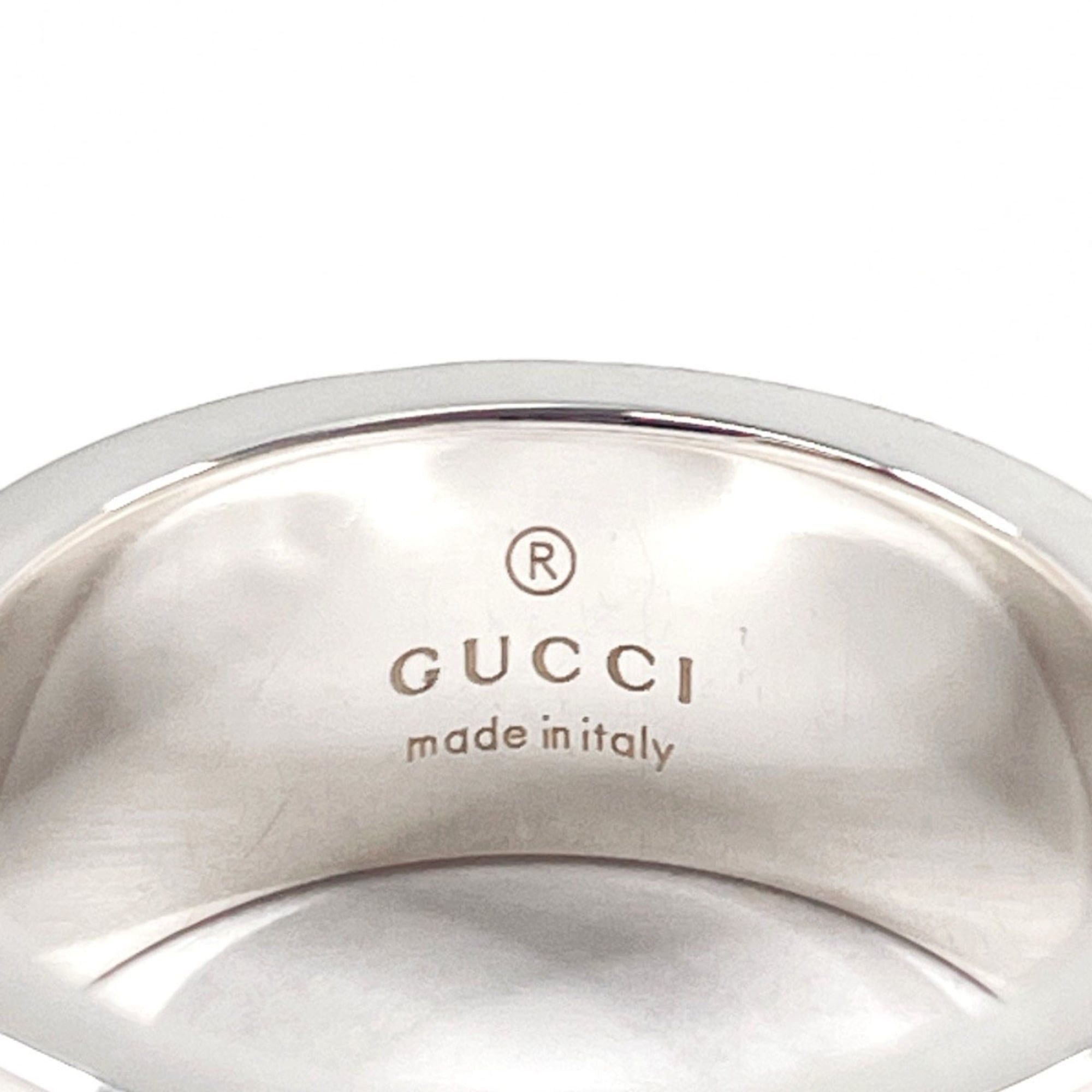 Gucci GUCCI Branded Cutout G Ring, Sterling Silver 925, Size 11, Silver, Women's Size ONE SIZE - 3 Thumbnail