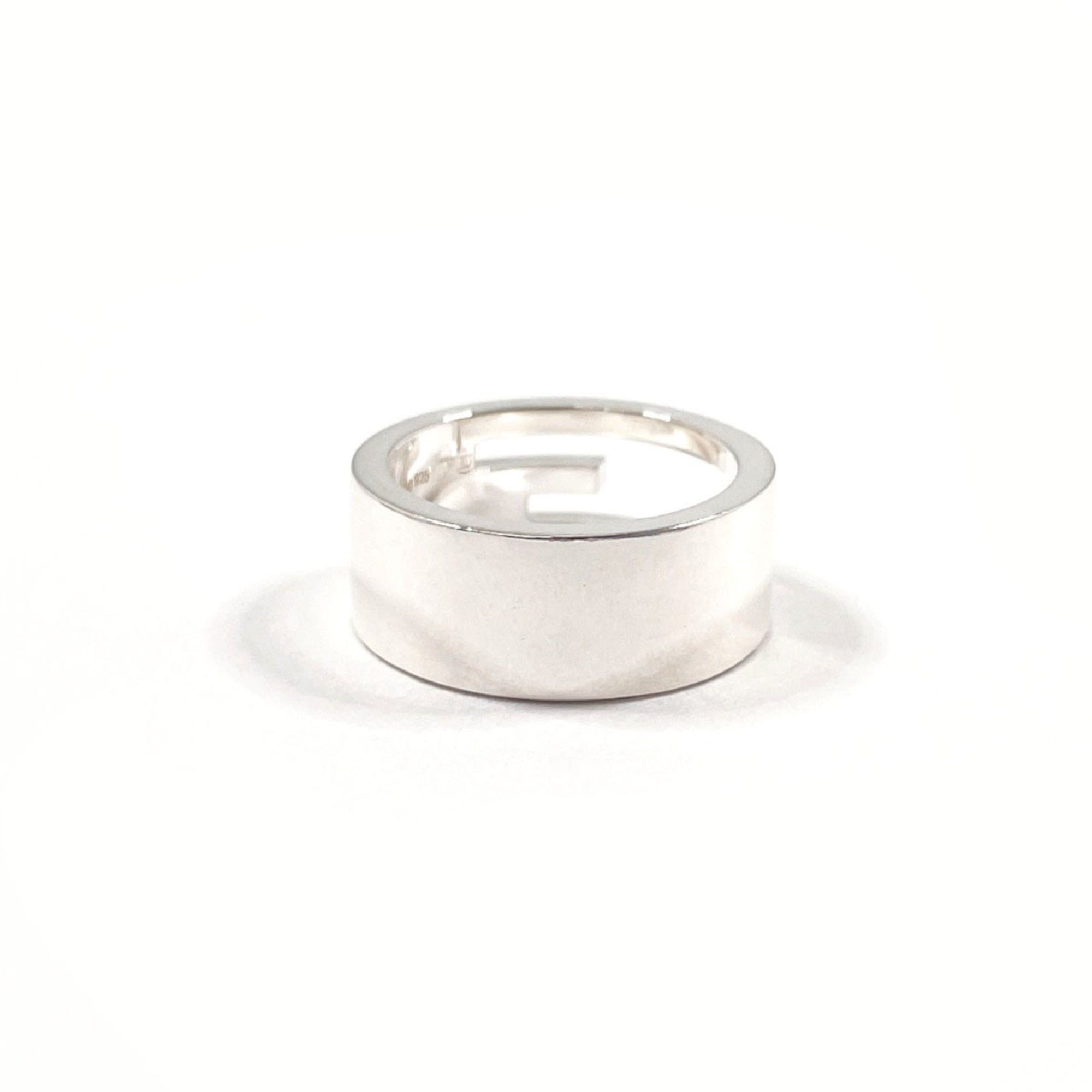 Gucci GUCCI Branded Cutout G Ring, Sterling Silver 925, Size 11, Silver, Women's Size ONE SIZE - 2 Thumbnail