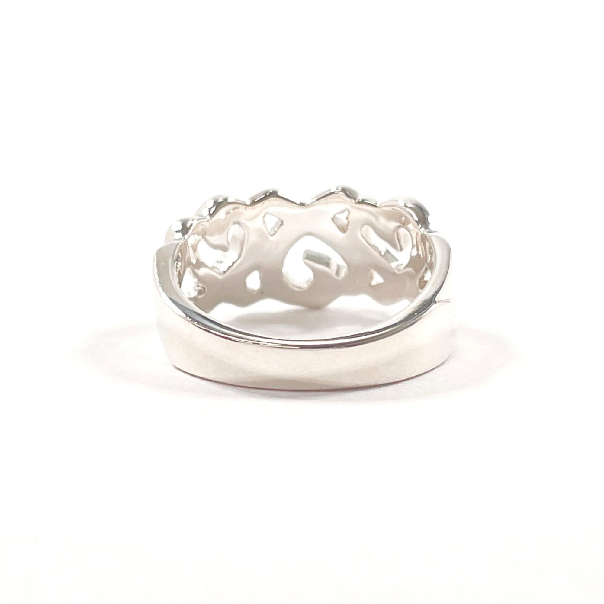 Tiffany & Co. TIFFANY&Co. Tiffany Triple Loving Heart Paloma Picasso Ring, Sterling Silver 925, Size 9.5cm, Women's Size ONE SIZE - 2 Thumbnail