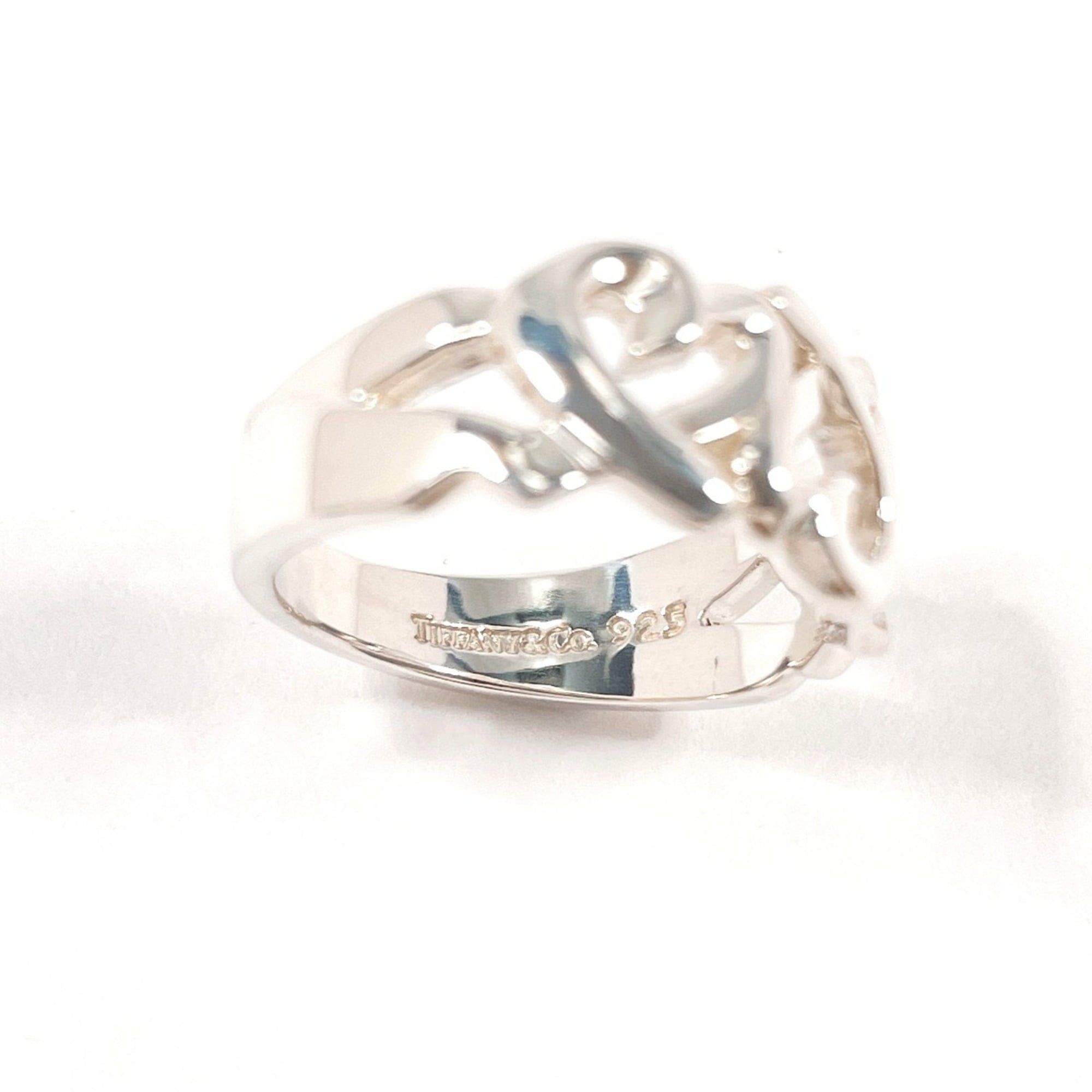 Tiffany & Co. TIFFANY&Co. Tiffany Triple Loving Heart Paloma Picasso Ring, Sterling Silver 925, Size 9.5cm, Women's Size ONE SIZE - 3 Thumbnail