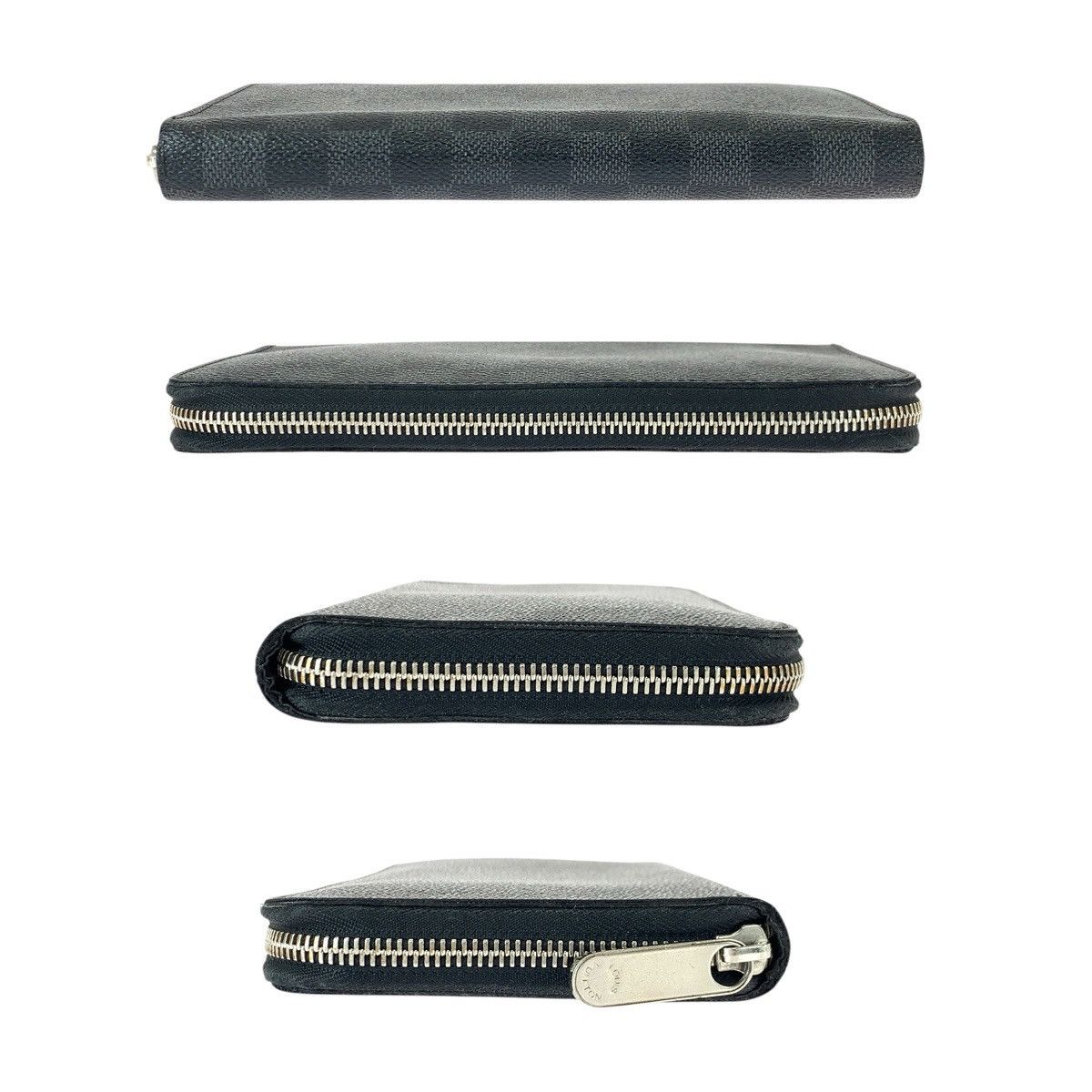 Louis Vuitton Louis Vuitton Louis Vuitton Zippy Organizer Damier Graphite Wallet Textile Long Wallet N63077 DUTY FREE for USA Size ONE SIZE - 10 Thumbnail