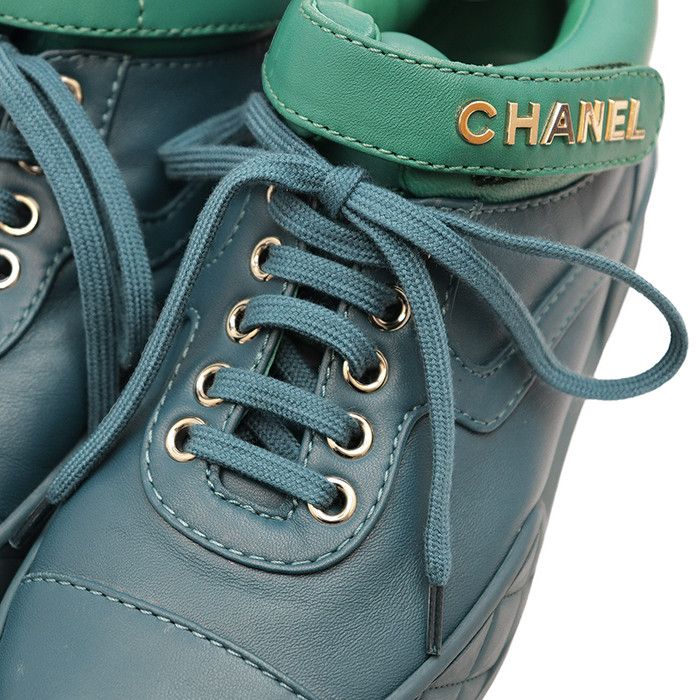 Chanel Chanel Chanel Leather Sneakers Leather Shoes G34967 DUTY FREE for USA Size ONE SIZE - 13 Thumbnail