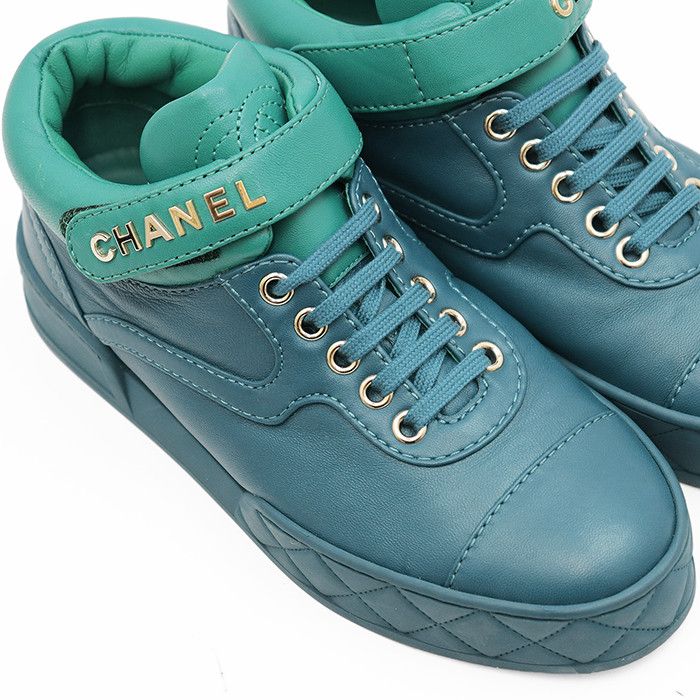 Chanel Chanel Chanel Leather Sneakers Leather Shoes G34967 DUTY FREE for USA Size ONE SIZE - 12 Thumbnail