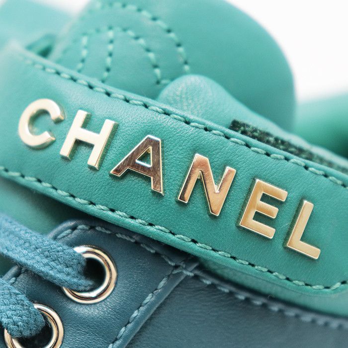 Chanel Chanel Chanel Leather Sneakers Leather Shoes G34967 DUTY FREE for USA Size ONE SIZE - 2 Thumbnail
