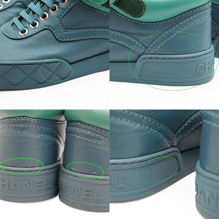 Chanel Chanel Chanel Leather Sneakers Leather Shoes G34967 DUTY FREE for USA Size ONE SIZE - 9 Thumbnail