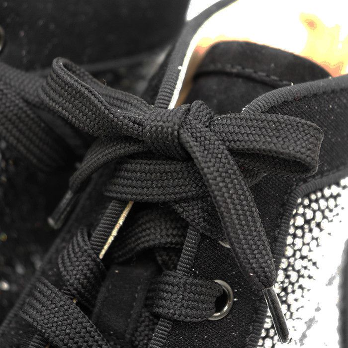 Christian Louboutin Christian Louboutin Christian Louboutin Louis Strass Leather Crystal High Top Sneakers Leather Shoes DUTY FREE for USA Size ONE SIZE - 17 Thumbnail