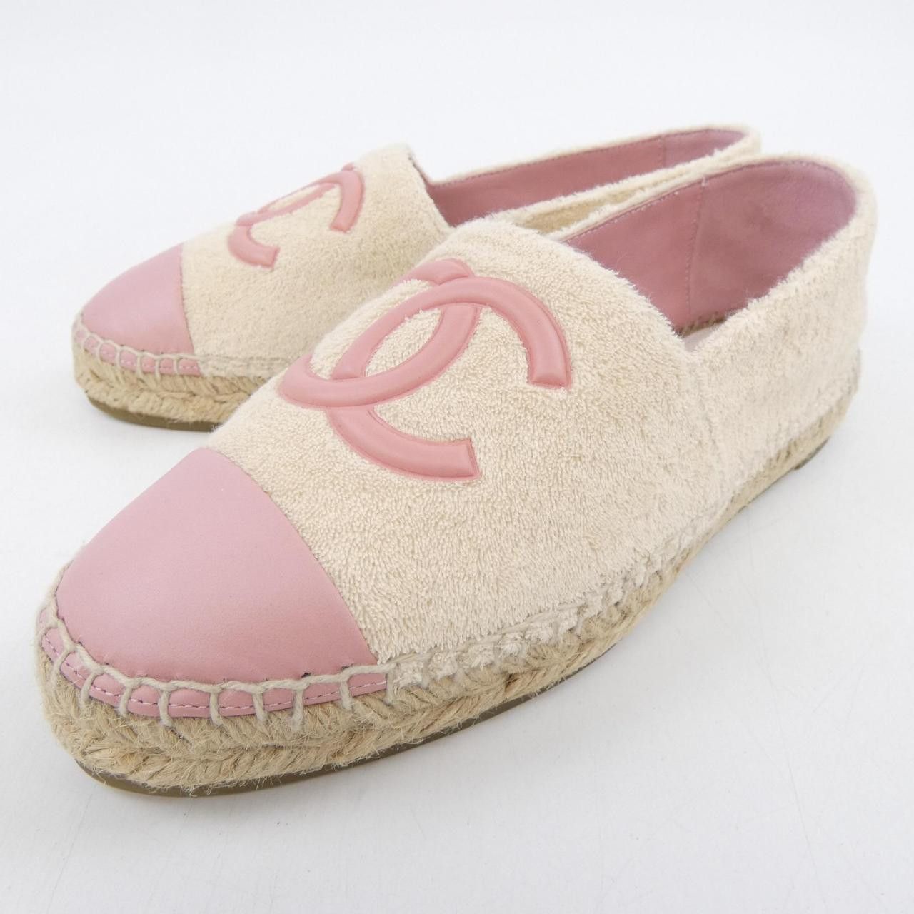 Chanel Chanel Chanel Espadrille Cotton Lambskin Shoes Leather Shoes G29762B15325 DUTY FREE for USA Size ONE SIZE - 3 Thumbnail