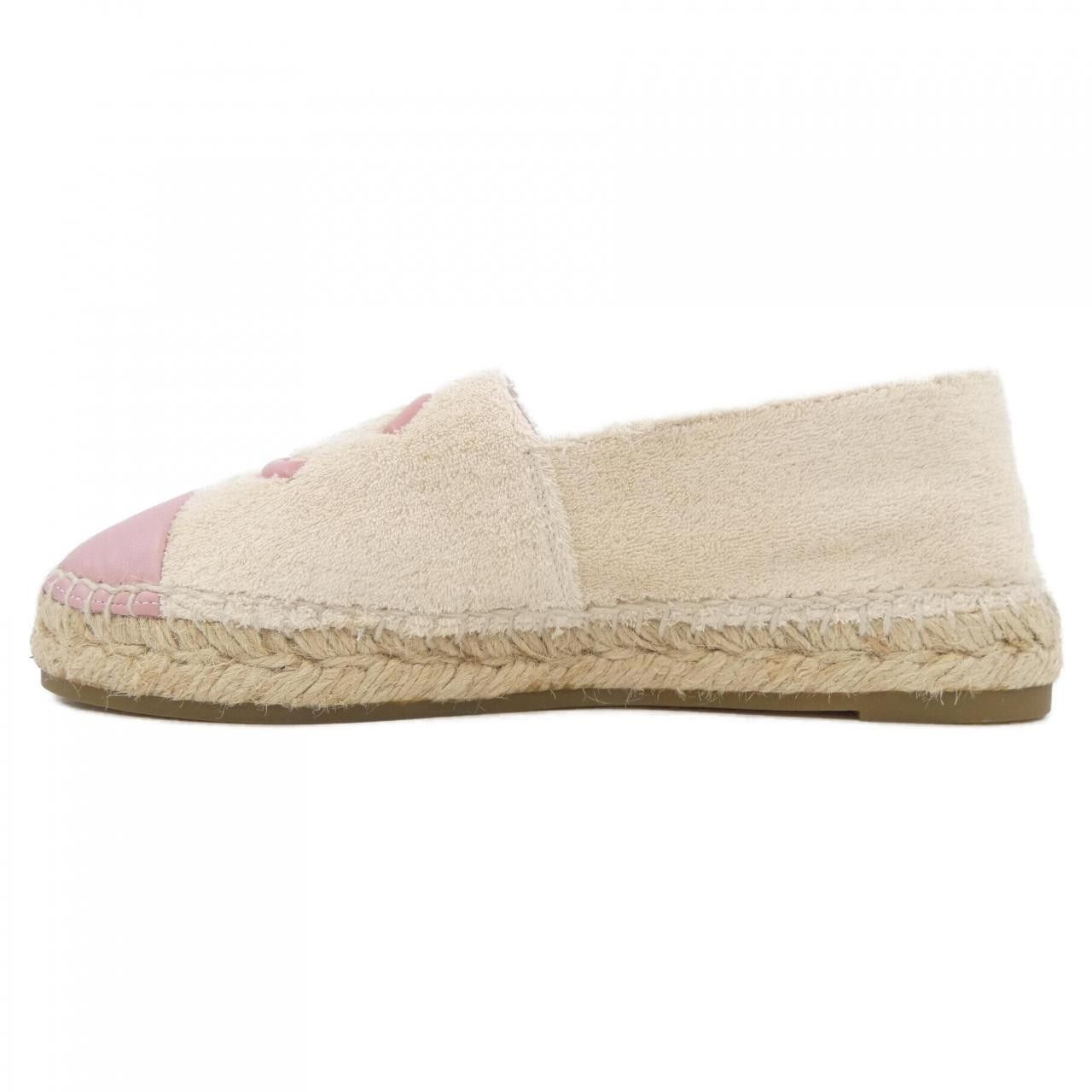 Chanel Chanel Chanel Espadrille Cotton Lambskin Shoes Leather Shoes G29762B15325 DUTY FREE for USA Size ONE SIZE - 2 Thumbnail