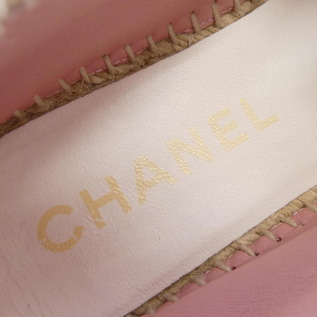 Chanel Chanel Chanel Espadrille Cotton Lambskin Shoes Leather Shoes G29762B15325 DUTY FREE for USA Size ONE SIZE - 6 Thumbnail