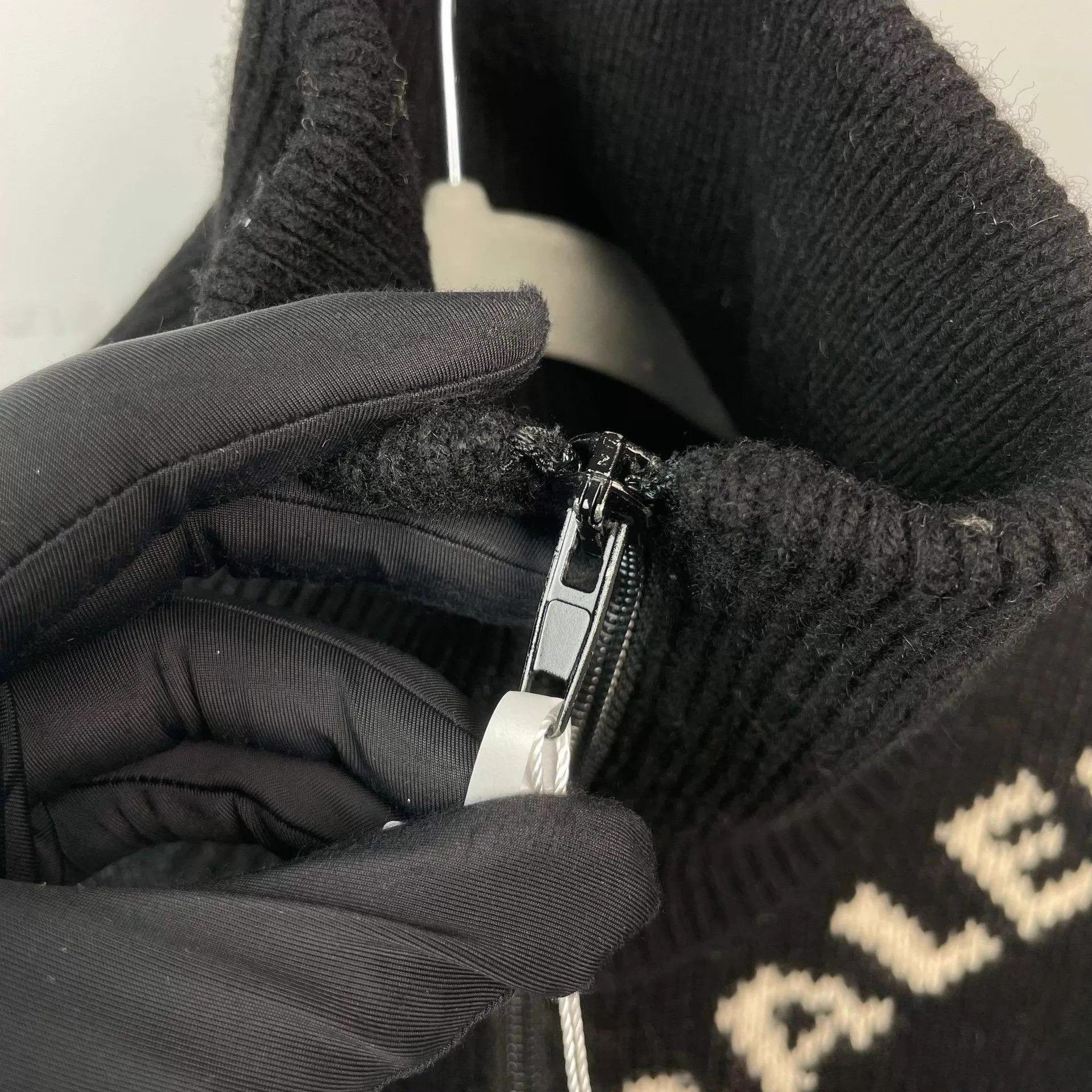 Balenciaga Black High Neck Half-Zip Sweater XS Size US XS / EU 42 / 0 - 8 Thumbnail