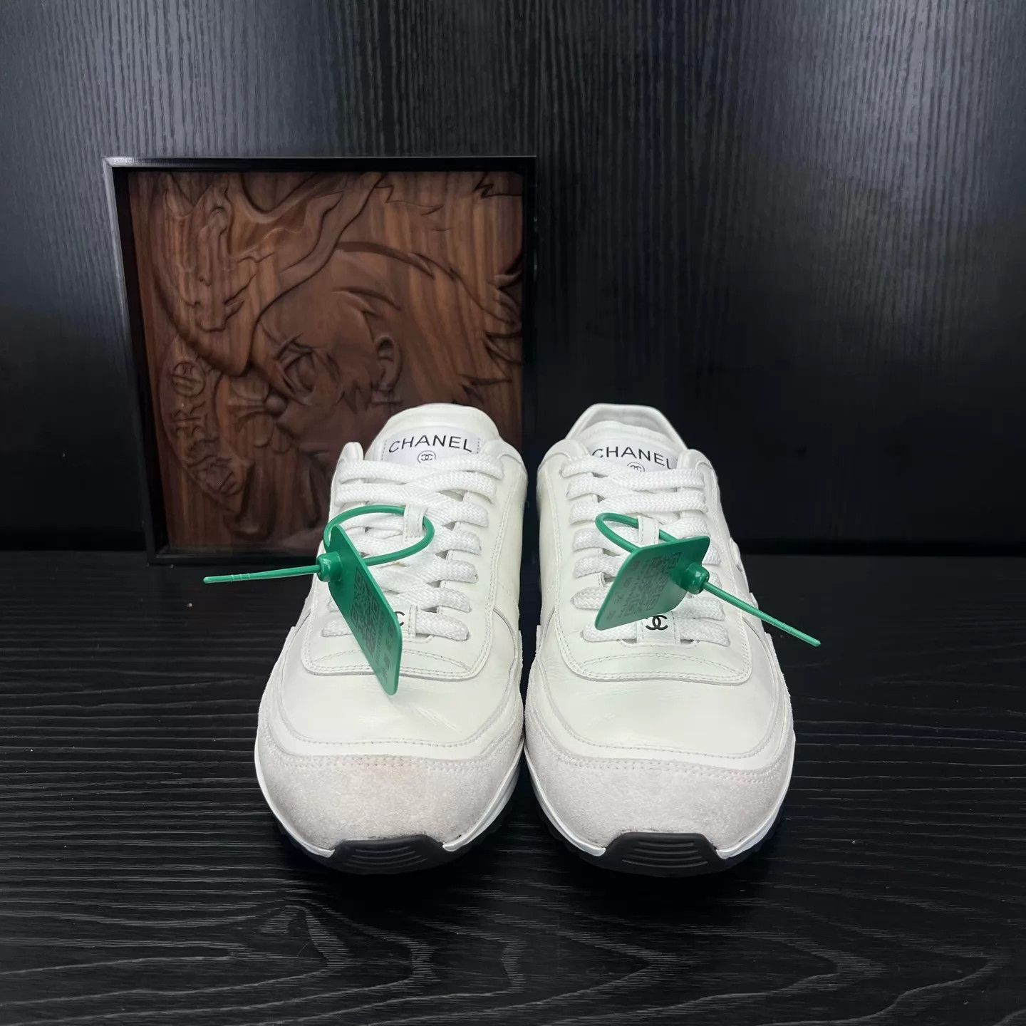 Chanel White Low-Top Sneakers Size 9 Size US 9 / EU 42 - 4 Thumbnail