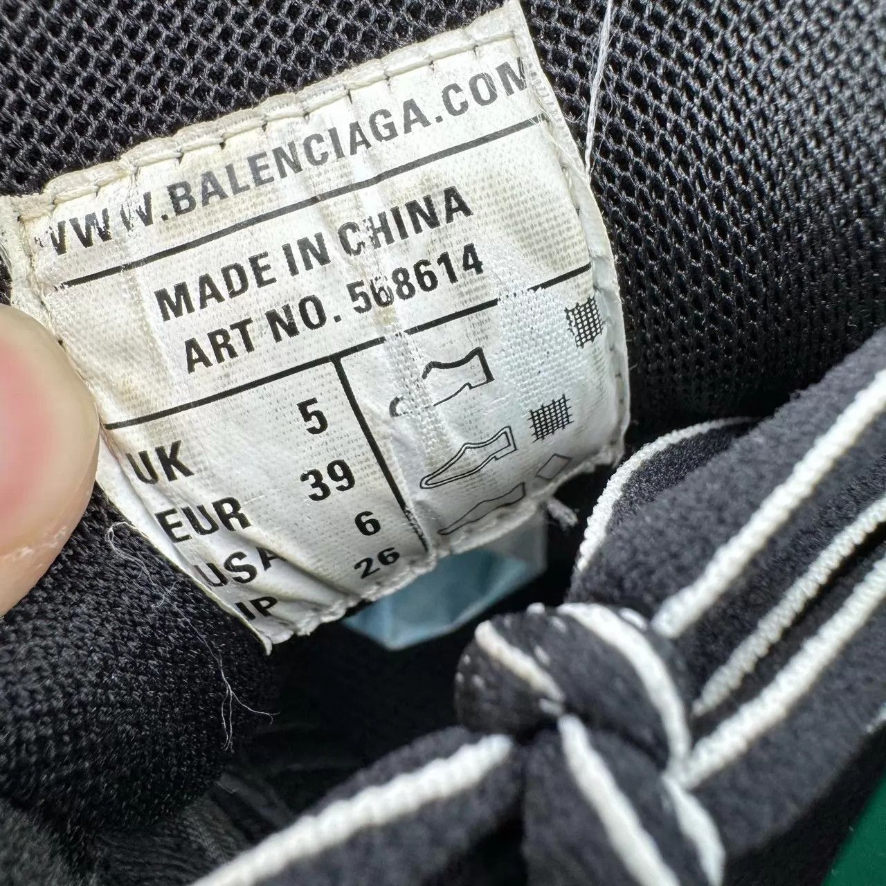 Balenciaga Black Chunky Sneakers - Size 6 Size US 6 / EU 39 - 8 Thumbnail