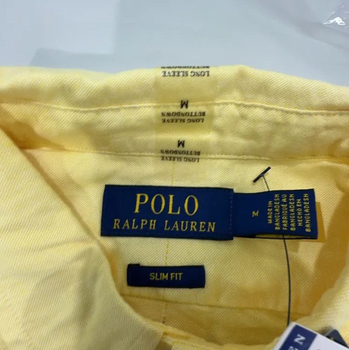 Polo Ralph Lauren Polo Ralph Lauren Men's Yellow Pony Embroidered Long Sleeve Shirt Size US M / EU 48-50 / 2 - 4 Thumbnail