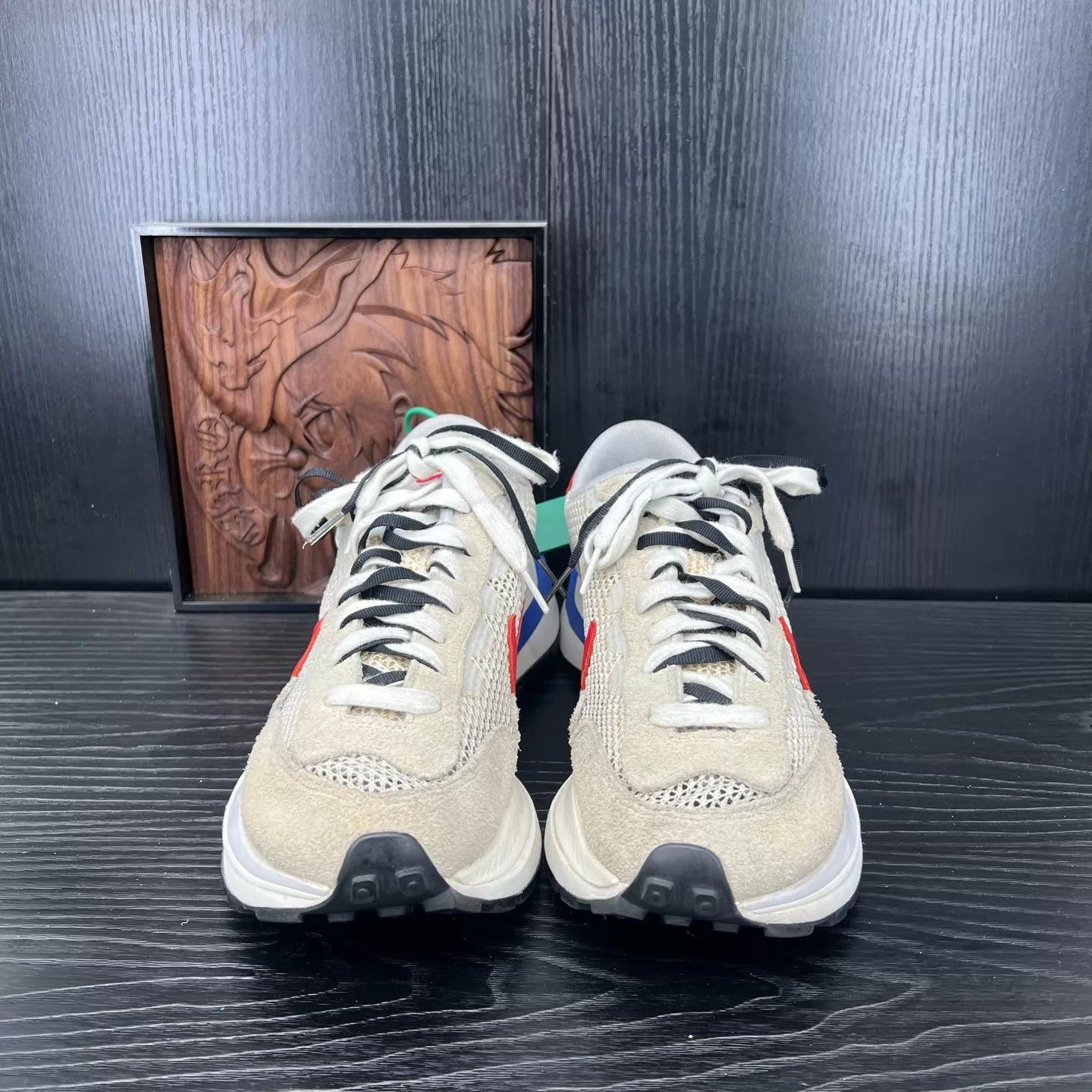 Sacai Gray Low-Top Mesh Sneakers Size 10 Size US 10 / EU 43 - 4 Thumbnail