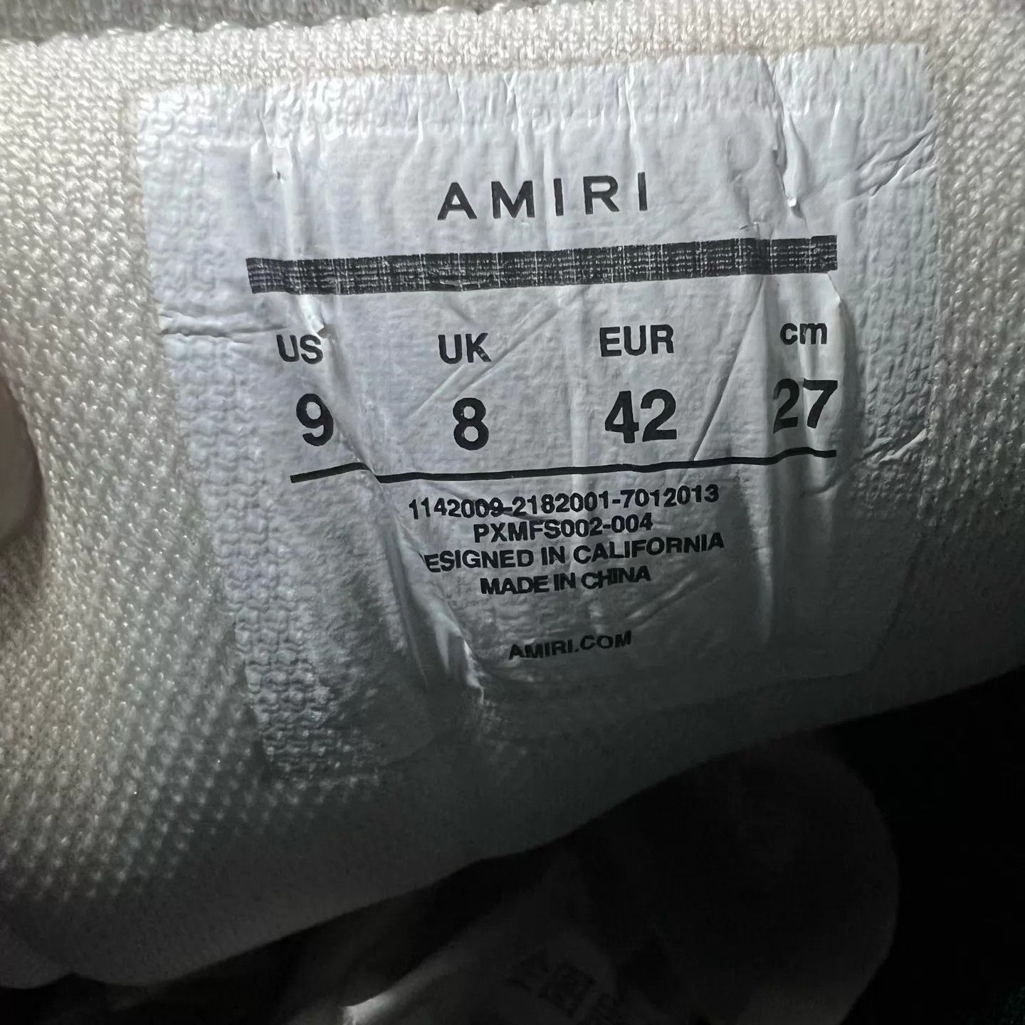 Amiri Black Low-Top Sneakers Size 9 Size US 9 / EU 42 - 8 Thumbnail