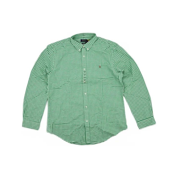 Polo Ralph Lauren Polo Ralph Lauren Green Check Long-Sleeve Shirt Size US XL / EU 56 / 4 - 2 Thumbnail