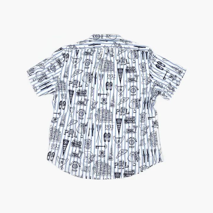Polo Ralph Lauren Polo Ralph Lauren FW24 All-Over Logo Print Short-Sleeve Shirt Size US XXL / EU 58 / 5 - 3 Thumbnail