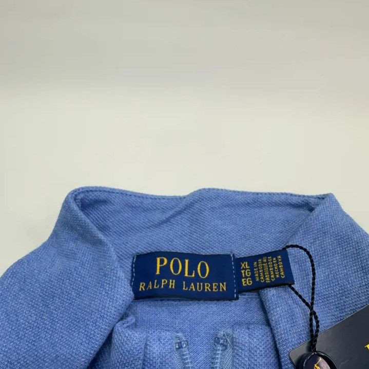 Polo Ralph Lauren Polo Ralph Lauren Solid Half-Zip Long-Sleeve T-Shirt Size US XL / EU 56 / 4 - 5 Thumbnail
