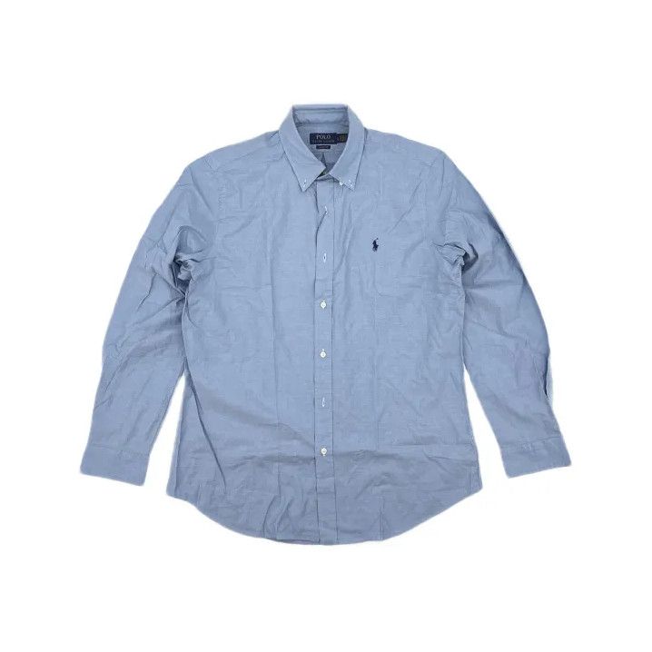 Polo Ralph Lauren Polo Ralph Lauren Solid Logo Embroidered Long-Sleeve Shirt Size US L / EU 52-54 / 3 - 2 Thumbnail