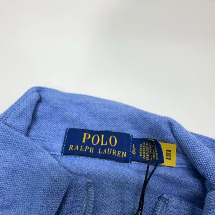 Polo Ralph Lauren Polo Ralph Lauren Solid Half-Zip Long-Sleeve T-Shirt Size US L / EU 52-54 / 3 - 5 Thumbnail
