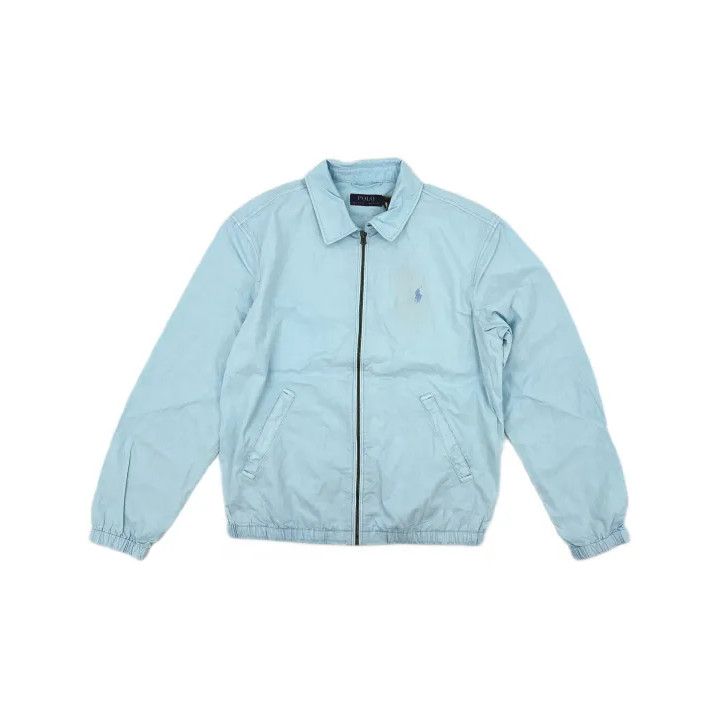 Polo Ralph Lauren Polo Ralph Lauren Solid Embroidered Zip Lapel Jacket Size US M / EU 48-50 / 2 - 2 Thumbnail