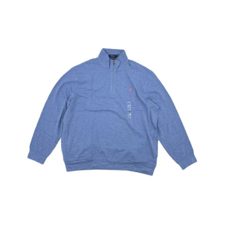 Polo Ralph Lauren Polo Ralph Lauren Solid Half-Zip Long-Sleeve T-Shirt Size US XL / EU 56 / 4 - 2 Thumbnail