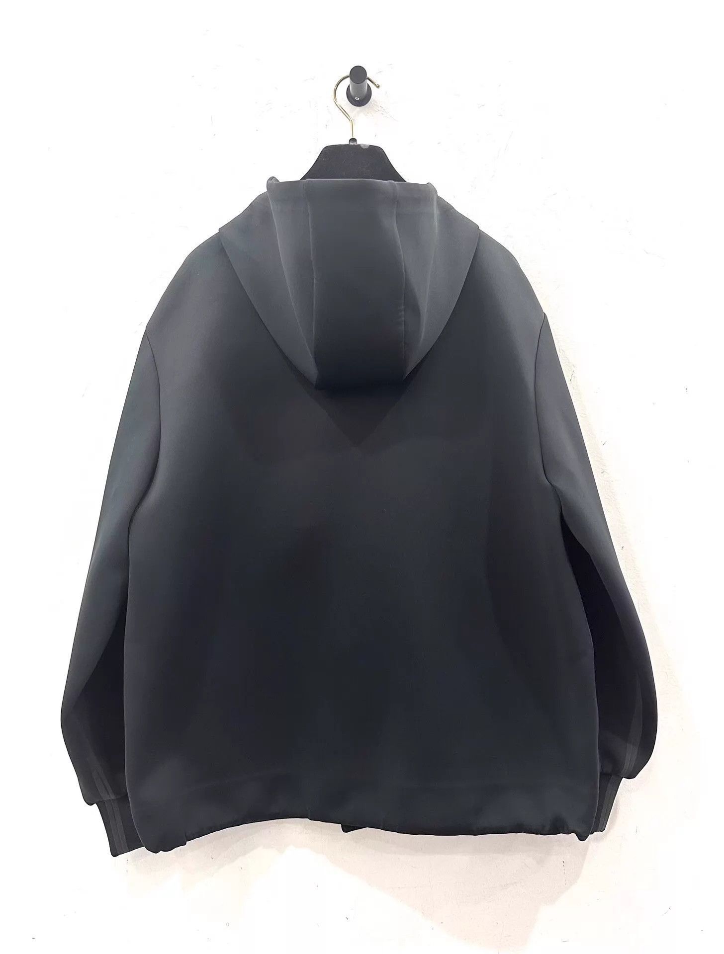 Prada Black Zip-Up Hoodie with Red Accent Size US XS / EU 42 / 0 - 2 Thumbnail