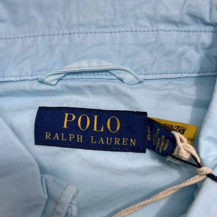 Polo Ralph Lauren Polo Ralph Lauren Men's Blue Zip Collar Jacket Size US L / EU 52-54 / 3 - 5 Thumbnail