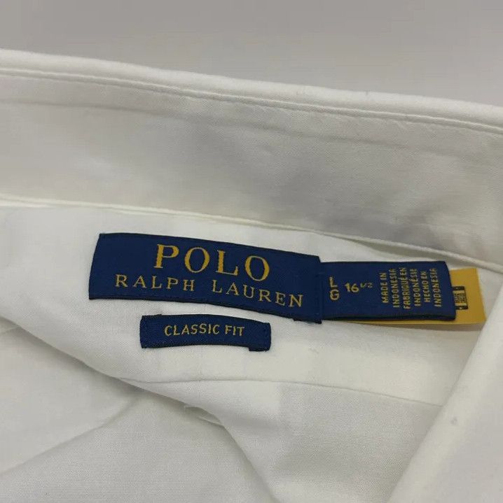 Polo Ralph Lauren Polo Ralph Lauren Logo Stand Collar Long-Sleeve Shirt Size US L / EU 52-54 / 3 - 4 Thumbnail