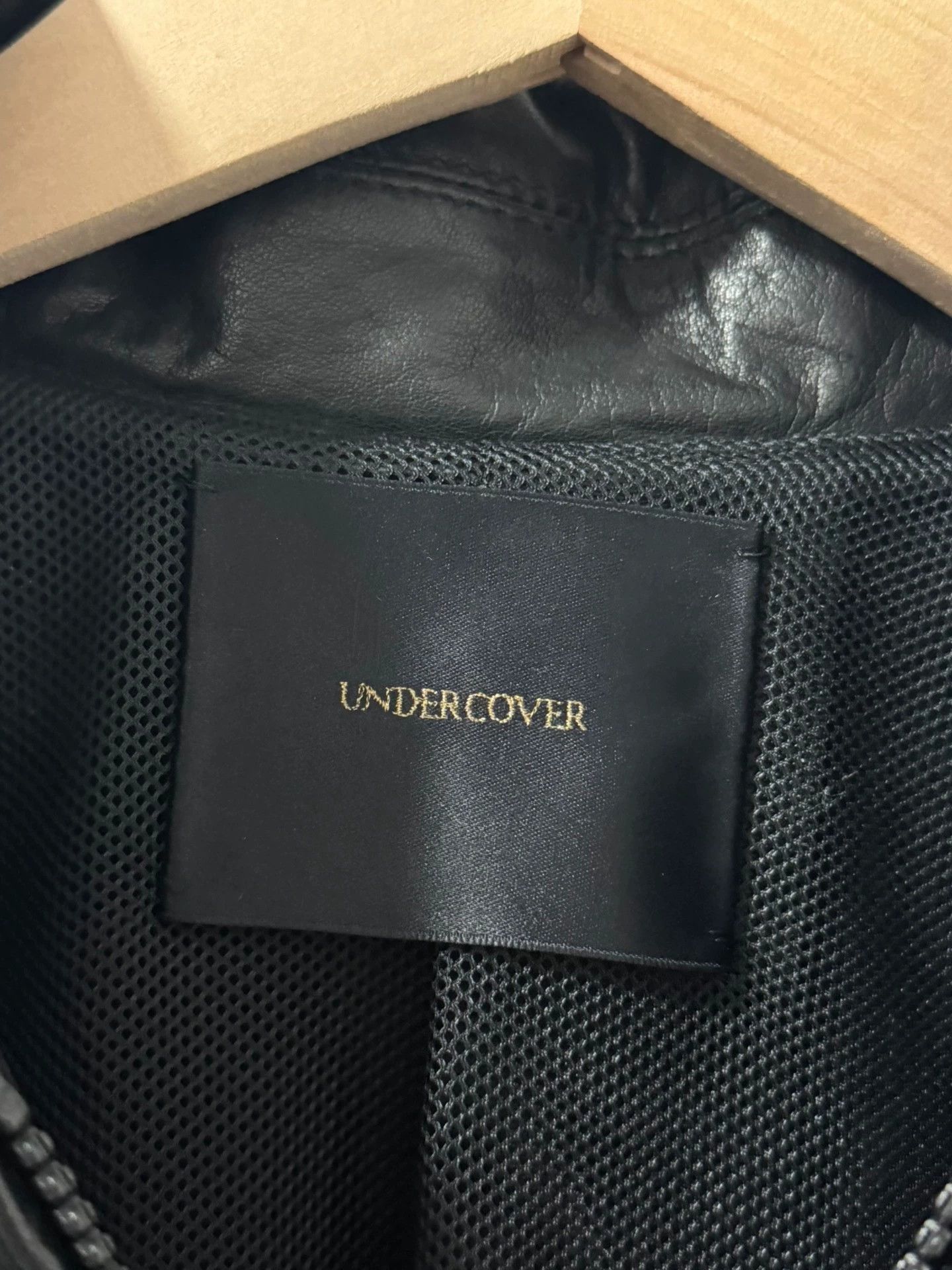 Undercover Black Leather Jacket with Utility Pockets and Straps Size US S / EU 44-46 / 1 - 8 Thumbnail