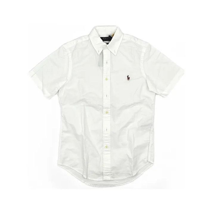 Polo Ralph Lauren Polo Ralph Lauren Solid Logo Embroidered Short-Sleeve Shirt Size US XS / EU 42 / 0 - 2 Thumbnail