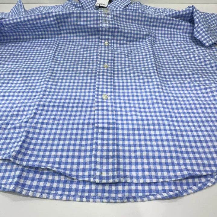 Polo Ralph Lauren Polo Ralph Lauren Blue Check Short-Sleeve Shirt Size US L / EU 52-54 / 3 - 8 Thumbnail